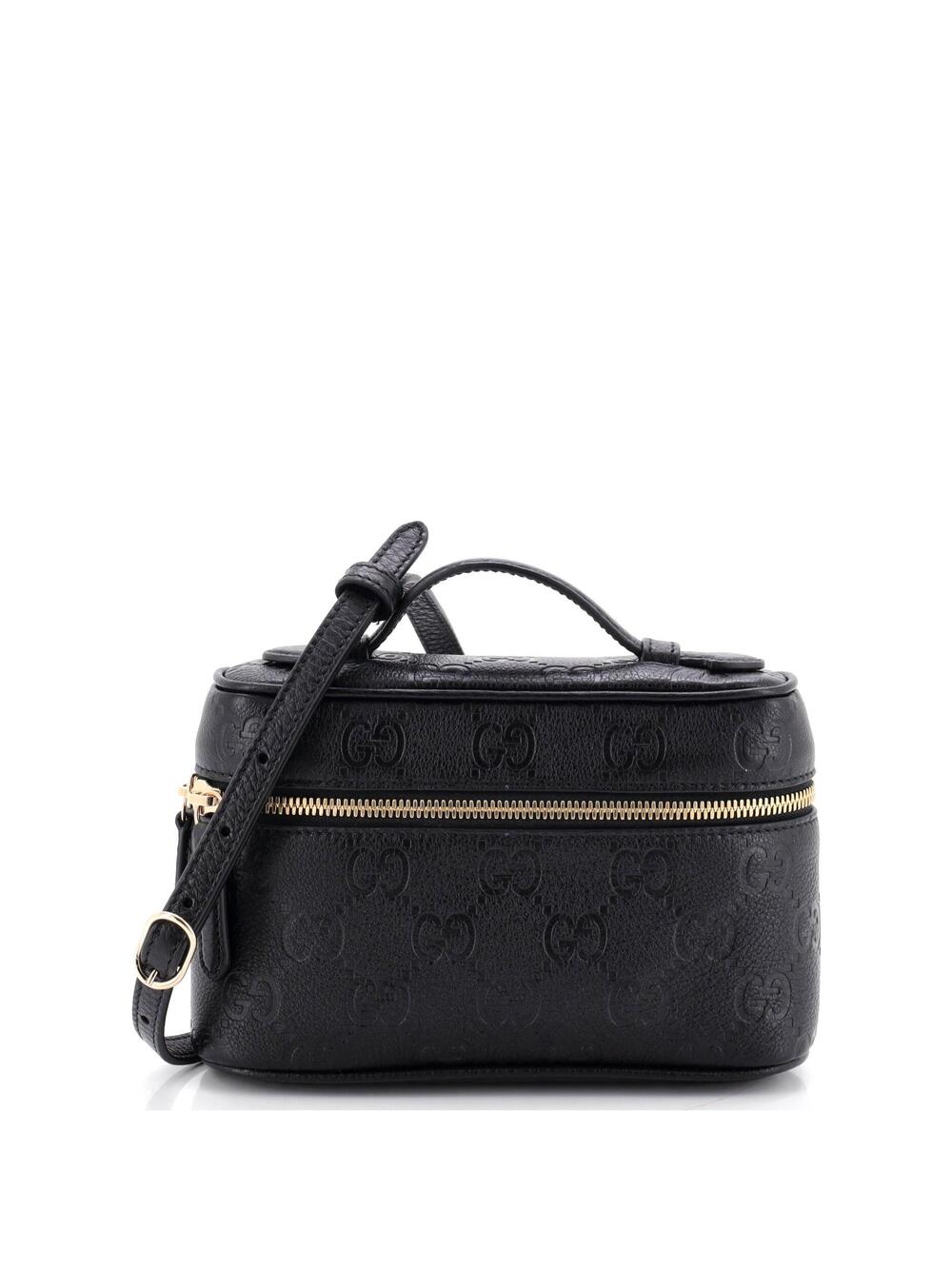 Gucci Emblem Top Handle Vanity Bag Gg #349174G11B